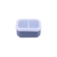 thumbnail image 1 of Pet Food Container, Blue Silicone Two Compartment Travel Storage, 1 of 7