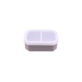 thumbnail image 1 of Pet Food Container, Gray Silicone Two Compartment Travel Storage, 1 of 6