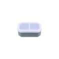 thumbnail image 1 of Pet Food Container, Green Silicone Two Compartment Travel Storage, 1 of 7