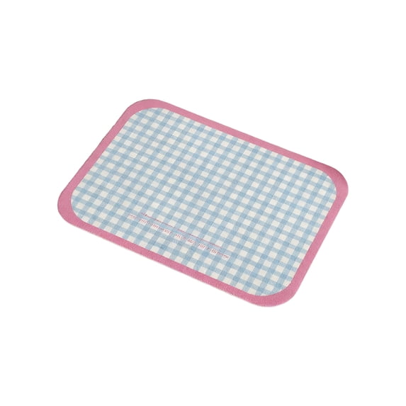 Pet Food Mat, Cats Bowl Mat, Eating Mat For Cats And Dogs, Large-Sized Pvc Non-Slip, Leak-Proof Food Item, Stylish Plaid Design, Easy To Clean, Generous Size For Multiple Bowls,15.75*11.81in
