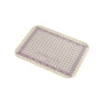 thumbnail image 1 of Pet Food Mat, Cats Bowl Mat, Eating Mat For Cats And Dogs, Large-Sized Pvc Non-Slip, Leak-Proof Food Item, Stylish Plaid Design, Easy To Clean, Generous Size For Multiple Bowls,15.75*11.81in, 1 of 5