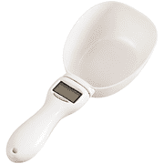 Pet Food Measuring Spoon with Electronic Scale, High Precision Digital Pet Food Scale, Portion Control Weigher, Easy to Clean, 9.1 x 3.5 x 2 in for Cats and Dogs
