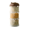 thumbnail image 1 of Pet Food Storage Container, Airtight Plastic Treat Organizer with Stackable Design, Portable Moisture-Proof Jar for Cats Dogs Travel Home, 1 of 5
