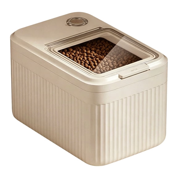 Pet Food Storage Container,Pet Food Storage Containers with Airtight Lid,Heavy-Duty Dry Food Storage Bin for Keeping Dry Food Fresh and Storing Pet Food Rice And More (10ML Solid Color)