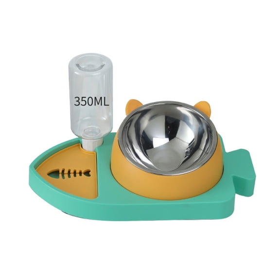 Pet Food Utensils Cute Dog Feeding Multi-Color Drinking Bottle Three-in-one Bowl Feeding and Water Bowl for