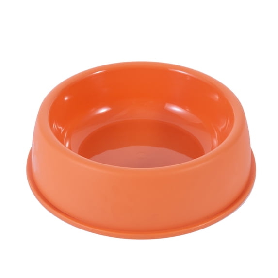 Pet Food and Water Bowl Dish for Dogs and Cats Wide No Tip Base Spills Large One Size Utility Happy Day!