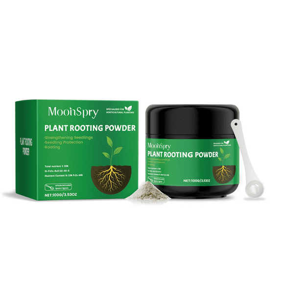 MoonSpry Rooting Powder for Strong Plant Roots - Promote Growth & Adaptability in Home Gardening