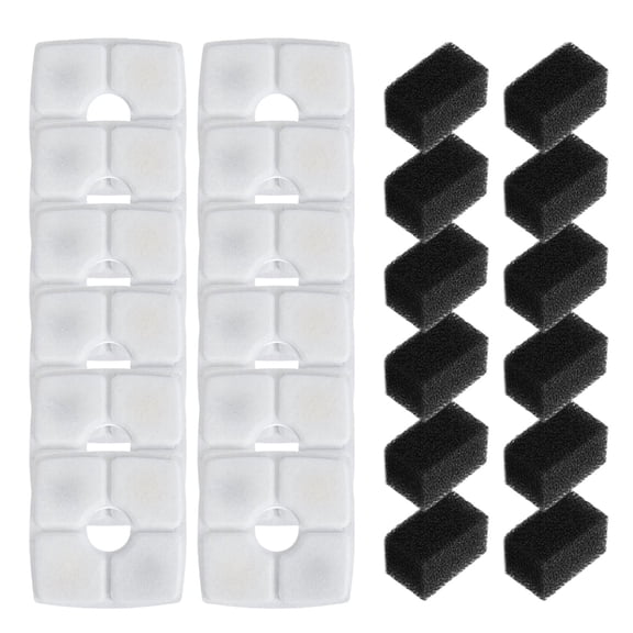Pet Fountain Filters and Foam for Dog Cats Water Dispenser Replacement Filter Water Fountain Filtration System Accessory