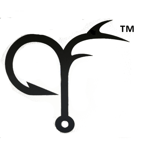 Pet Friendly Hook & Anchor Design transparent (clear) Car Decal (Transfer Sticker) 3"