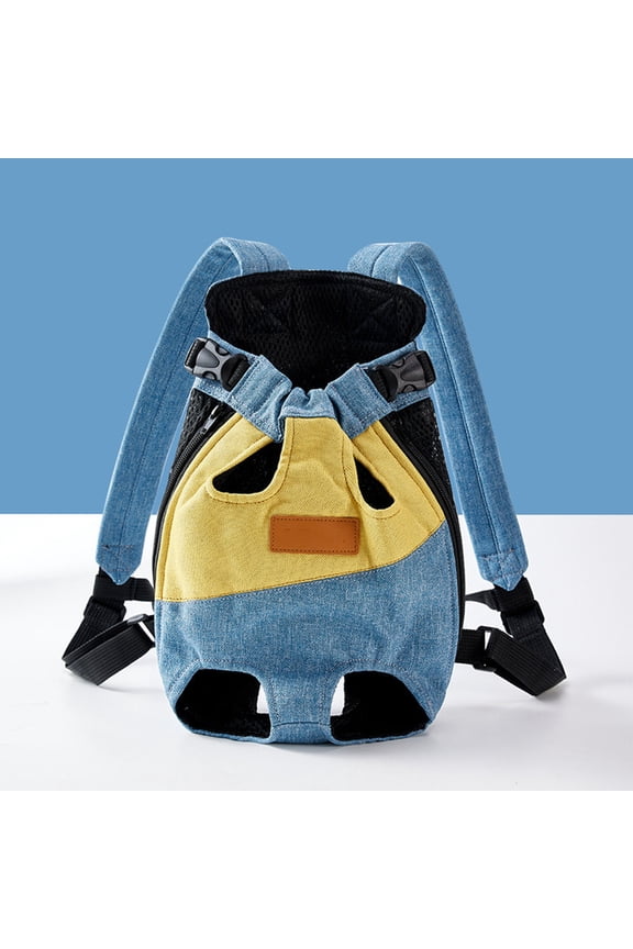 Pet Front Carrier Backpack, Portable Chest Sling Bag for Dogs and Cats, Hands-Free Travel Bag for Outdoor Activities and Hiking