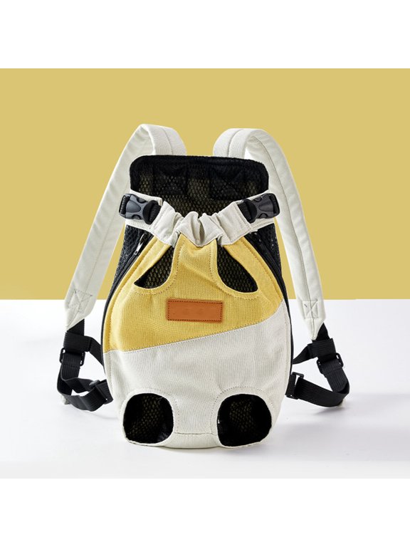 Pet Front Carrier Backpack, Portable Chest Sling Bag for Dogs and Cats, Hands-Free Travel Bag for Outdoor Activities and Hiking