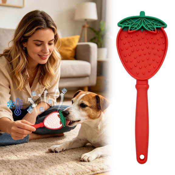Pet Fun Feeder with Handle Slow Feeding Bowl Suitable for All Dogs and Cats Ice Cream