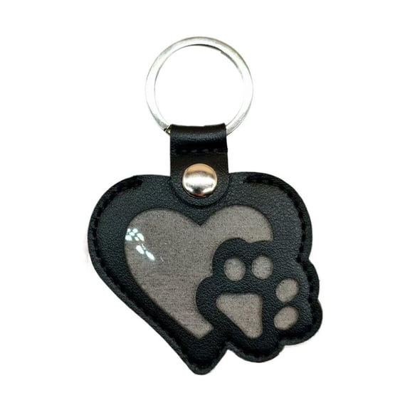 Pet Fur Keepsake KeyChain,Cute Heart Shape Keychain Pet Hair Keepsake Keyring,Pets Hairs Collector for Dog & Cat,Portable Dog Hair Storage Keychain,Memorial Gifts for Cat Lover