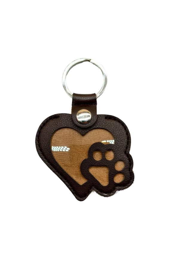 Pet Fur Keepsake KeyChain,Heart Shape Pet Hair Collector Keyring,Dog Hair Storage Keychain,Memorial Gifts for Cat Lover
