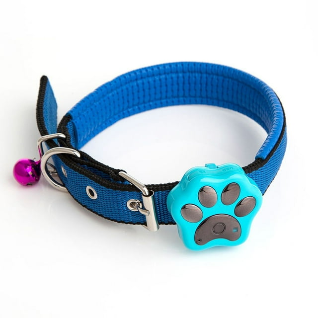 Pet GPS Tracker Locator Wireless Anti Lost Alarm Sensor Device Activity Monitor for Dogs Cats, Real-Time Tracking Collar Device