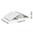 thumbnail image 1 of Pet Gate Support Feet Freestanding Dog Gates Stabilizer Feet Plastic Triangle Reinforcement Fitting Dog Panel for Configurable Isolation Fence Free Standing Pet Gate Fence, 1 of 8