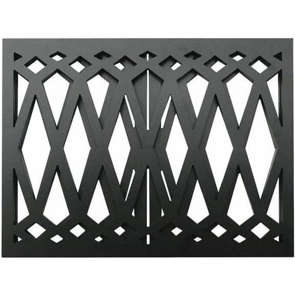 Pet Gate for Doorways and Stairs - Safety Dog Gate -Wooden Panel Freestanding Gates for The House- Z Shape Tri-Fold (Diamond Black)