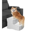 thumbnail image 1 of Pet Gear Easy Step II Pet Stairs, 2 Step for Cats/Dogs up to 75-pounds, Portable, Removable Washable Carpet Tread, No Tools Required ALT1, 1 of 3