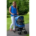 thumbnail image 1 of Pet Gear Happy Trails Easy Locking NO-ZIP Pet Stroller - Sapphire, 1 of 5