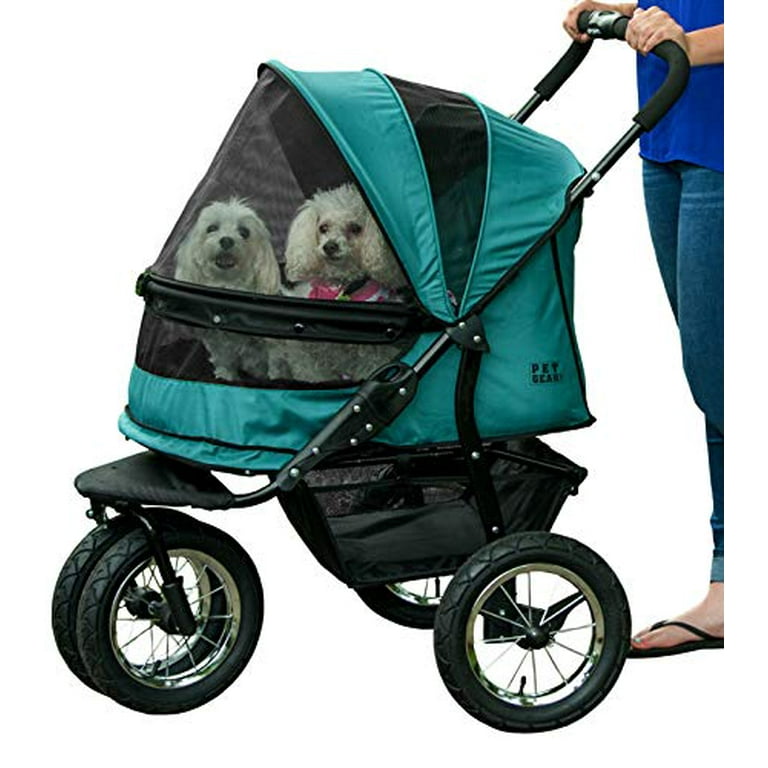 Pet Gear NO ZIP Double Pet Stroller Pine Green Walmart