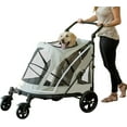 thumbnail image 1 of Pet Gear NO-Zip Stroller, Push Button Zipperless Dual Entry, for Single or Multiple Dogs/Cats, Pet Can Easily Walk in/Out, No Need to Lift Pet, 1 of 7