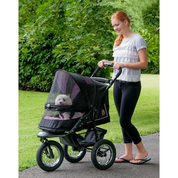 Pet Gear NV NoZip Pet Stroller Rose