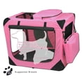 thumbnail image 1 of Pet Gear PG5526PK Generation II Deluxe Portable Soft Crate - Small-Pink, 1 of 2