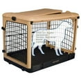 thumbnail image 1 of Pet Gear The Other Door Steel Crate With Fleece Pad For Cats And Dogs Up To 90-Pounds, 42 Inch, Tan, 1 of 7