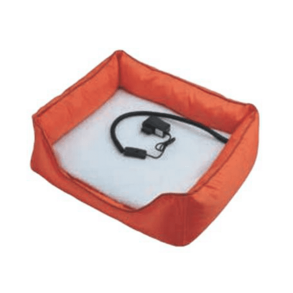 Pet Genius Heated Rectangle Pet Bed with Overheating Protection