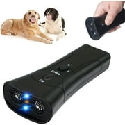 Pet Gentle Anti Barking Device, 3 Training Modes Ultrasonic Dog Bark Deterrent with LED Light, Safe and Effective Pet Training Tool for Small Medium Large Dogs