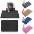 thumbnail image 1 of Pet Gift! Cat Litter Mat Cat Litter Trapping Mat, Honeycomb Double Layer Design, Urine and Water Proof Material, Scatter Control, Less Waste，Easier to Clean,Washable, 1 of 5