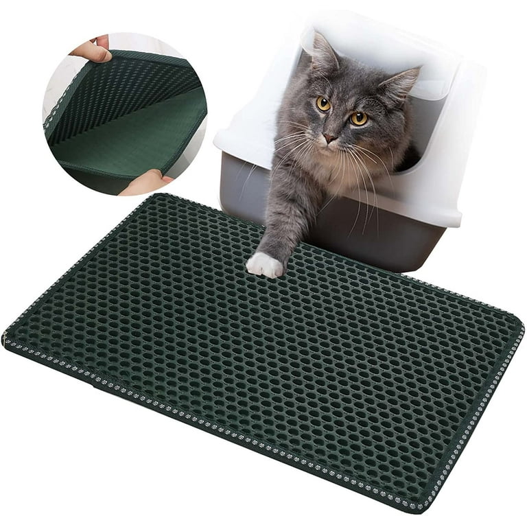 Waterproof Pet Cat Litter Mat EVA Double Layer Cat Litter Trapping Pet –  Stardust Hut