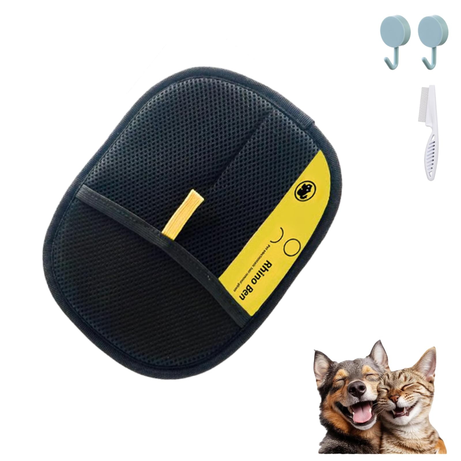 Fellmagnet Handschuh Für Hunde & Katzen - Doppelseitig, Antistatisch, Wiederverwendbar