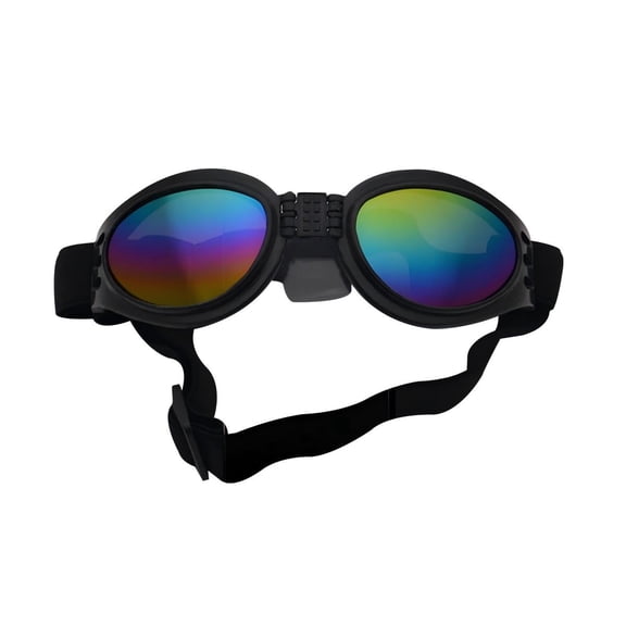 Pet Goggles for Dogs , UV Protection Sunglasses, Adjustable Foldable Cool Pet Accessory black