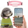 thumbnail image 1 of Pet Gps Tracker Collar For Cats Dogs - Anti-Lost Remote Global Positioning Device In Pink, Compatible With Ios Systems - For Small Medium Large Pets, Outdoor Indoor Use, 1 of 6