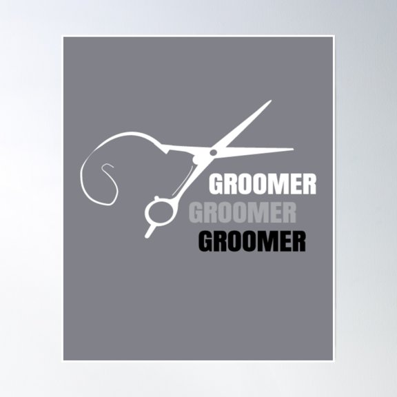 Pet Groomer Art, Pet Groomer Lover. Poster Wall Art, Modern Wall Decor, 8x12 UNFRAMED