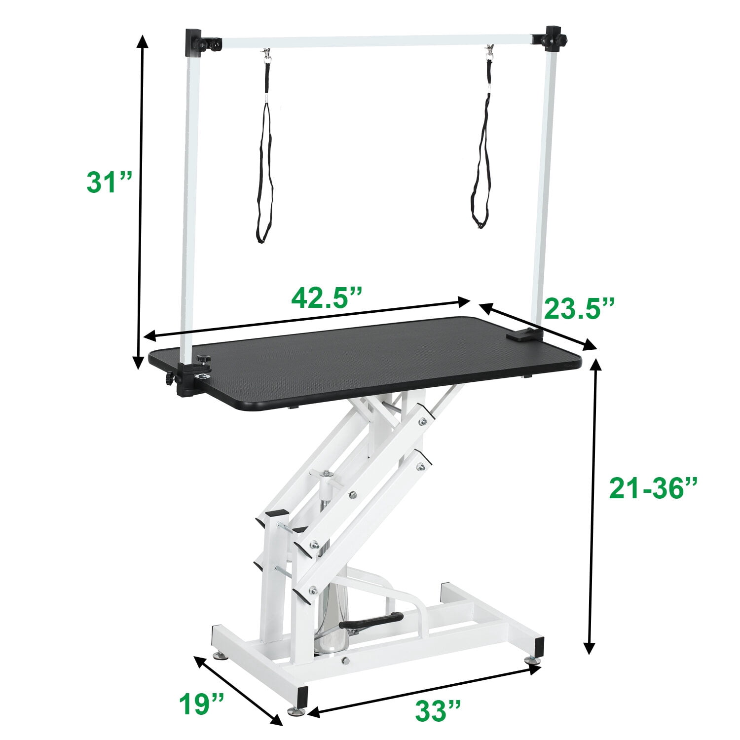 Pet Grooming 43 Inch Adjustable Heavy Type Hydraulic Pet Dog Grooming ...