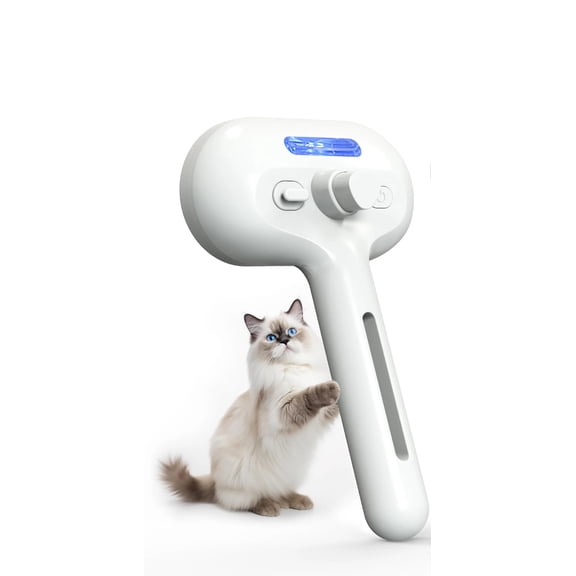 Pet Grooming Brush with Electronic Mist Spray - Gentle Deshedding Tool for Cats & Dogs, Pet Steam BrushReduces Shedding, Soft Bristles, Promotes Healthy Coat-