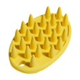 thumbnail image 1 of Pet Grooming Brush, Large Yellow TPR Silicone 2-in-1 Deshedding Massage & Bath Brush, 1 Pack, Universal for Cats and Dogs, Soothing Massage Bathing Loose Hair Remover for Short Long Haired Pets, 1 of 8