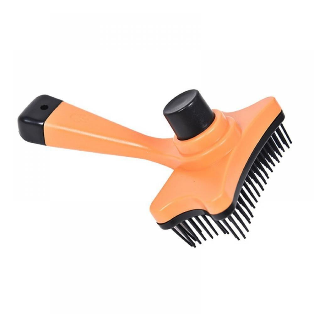 Slicker Comb Pet Grooming Brush -Multi-Functional Self Cleaning Slicker Comb, Gentle ...