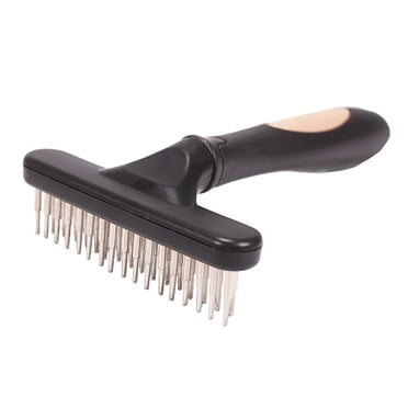 Pet Grooming Brush Shedding Dog Panniers and Dematting Undercoat Rake Accessories for Greyhounds Comb for Dogs and Linen Accessories Cats Extra Wide Blue One Size