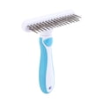 thumbnail image 1 of Pet Grooming Brush - Undercoat Rake for Dogs, Cats, Dematting Deshedding Brush Comb - Ideal for Thick, Long Hair, Matted Pets - Professional Shedding Tool, 1 of 5