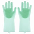 thumbnail image 1 of Pet Grooming Cleaning Gloves Dog Cat Bathing Shampoo Glove Scrubber Magic Dishwashing Cleanner Sponge Silicon Hair Removal Glove, 1 of 10
