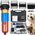 thumbnail image 1 of Pet Grooming Clippers 200W Electric Sheep Shears with 10Ft Power Cord & 2 Blades, Speed Control Low Noise Dog Hair Trimmer Kit for Farm Livestock, Goat, Alpaca, Lamas, Horse, Dog, Cat, 1 of 7