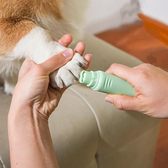 Pet Grooming Clippers, Pet Clippers for Dogs, Pet Clippers for Cats, 4.8V Motor, Green, 1 Pc, Portable Paw Shaping