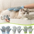 thumbnail image 1 of Pet Grooming Glove Brush - Gentle Deshedding Tool for Dogs and Cats with Soft Silicone Bristles - 2-in-1 Bathing & Massage Grooming Mitt for Long & Short Fur - Professional Pet Care, 1 of 2