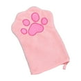 thumbnail image 1 of Pet Grooming Gloves Absorbent Coral Velvet Dog Cat Bath Towel Soft Drying Cleaning Glove for Small 6x866 Inch, 1 of 7