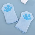 thumbnail image 1 of Pet Grooming Gloves Absorbent Coral Velvet Dog Cat Bath Towel Soft Drying Cleaning Gloves for Small 6x866 Inch, 1 of 6