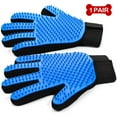 thumbnail image 1 of Pet Grooming Gloves - Dog Deshedding Glove - Efficient Cat Glove Brush- Pet Hair Remover Mitt Glove with Enhanced Five Finger Design for Dog & Cat - 1 Pair, 1 of 7