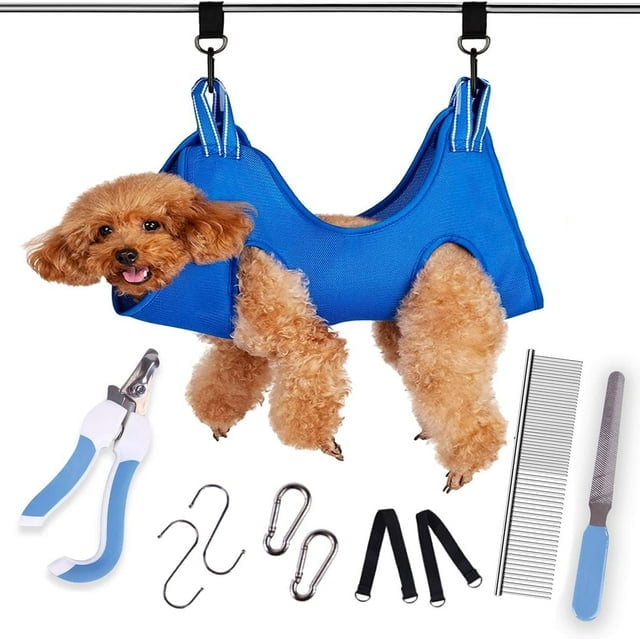 Pet Grooming Hammock for Dogs 10 in 1 Dog Grooming Harness Nail